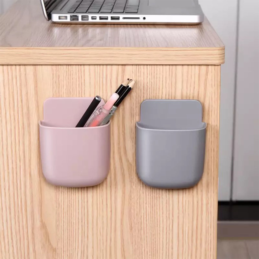Desktop Plastic Pen And Phone Holder