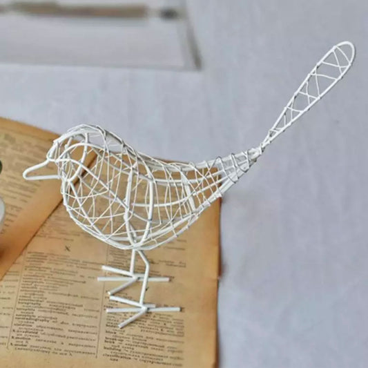 Mini Iron Bird Figurine