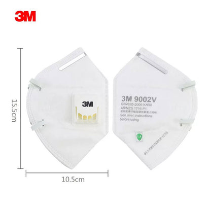 3M 9002V Mask KN90 With Valve Headband