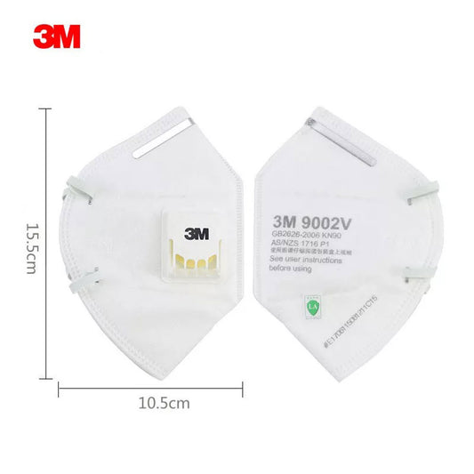 3M 9002V Mask KN90 With Valve Headband
