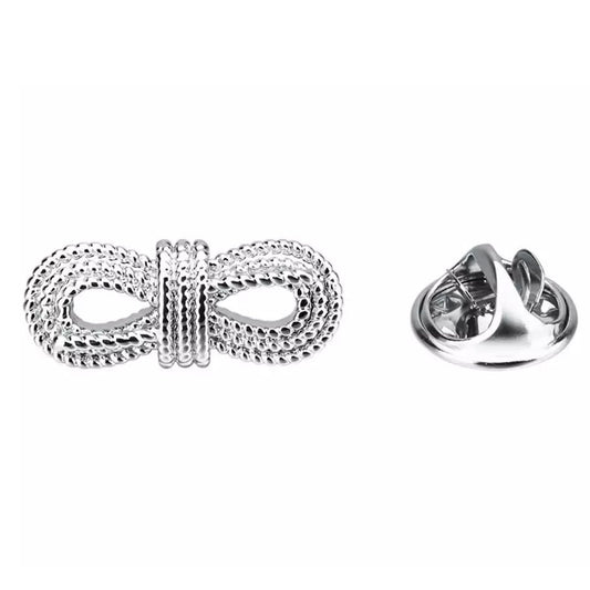 Bow Silver Lapel