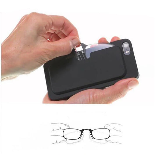 Mini Legless Folding Nose Clip Glasses For Phone