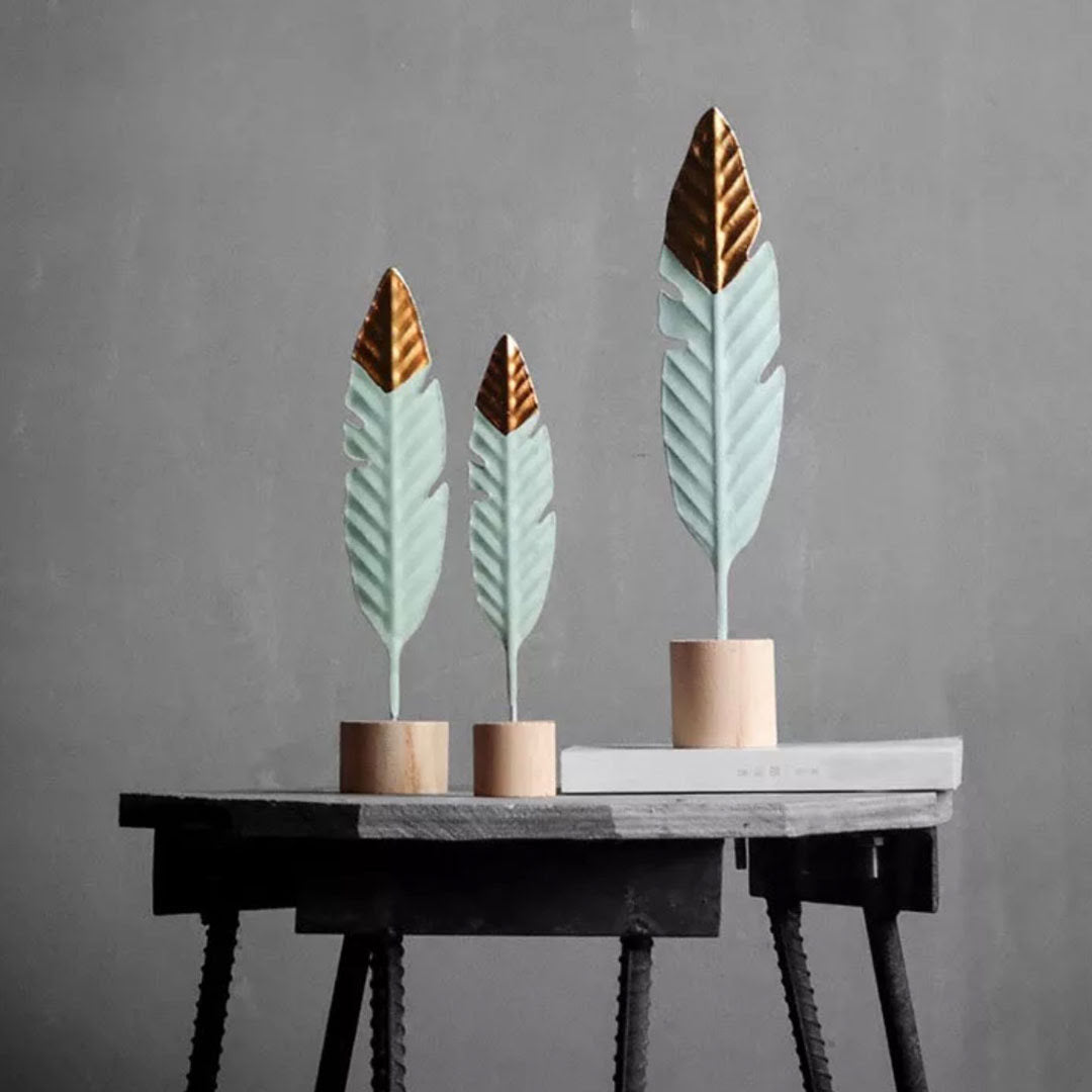 Modern Feather Wooden