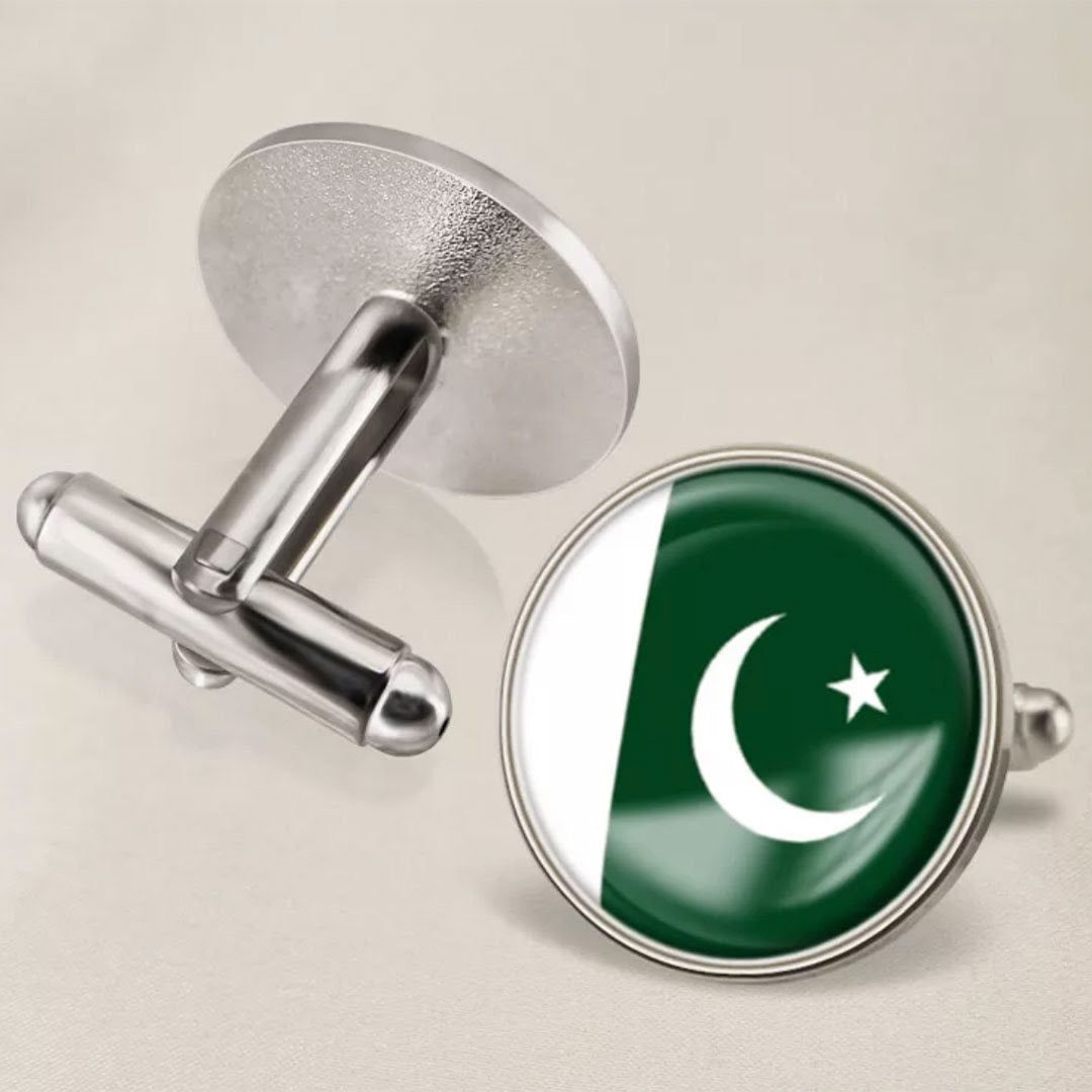 Pakistan Circle Cufflinks