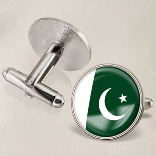 Pakistan Circle Cufflinks