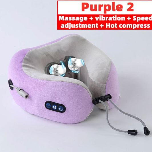 Car Neck Pillow Electric Massage
